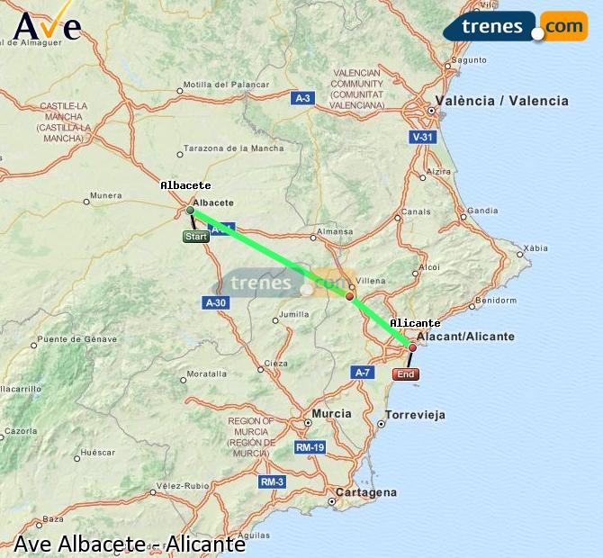 l'Alta Velocità Albacete-Los Llanos Alicante / Alacant