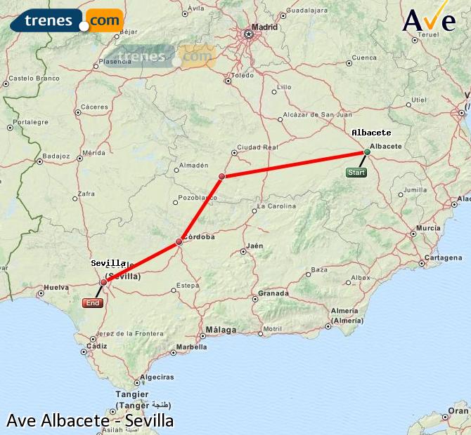 Alta Velocidad Albacete-Los Llanos Sevilla Santa Justa