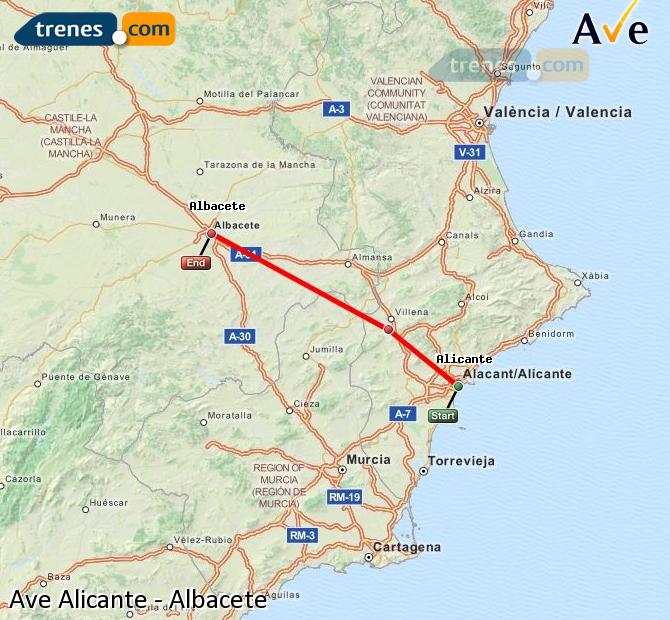 l'Alta Velocità Alicante / Alacant Albacete-Los Llanos