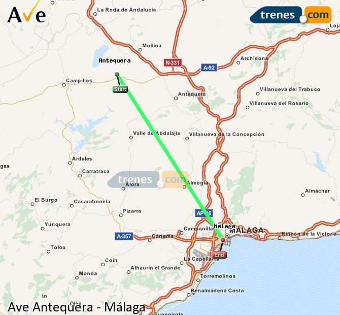 Alta Velocidad Antequera Santa Ana Málaga-María Zambrano