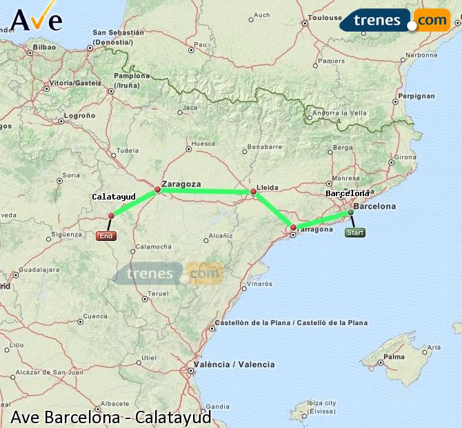 Mapa Rodoviário - Mapa Ferroviário - Mapas de Madrid, Barcelona