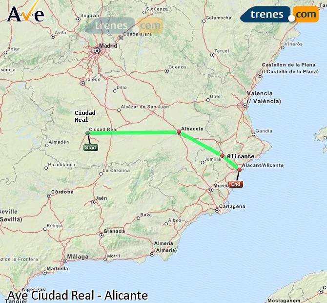 l'Alta Velocità Ciudad Real Alicante / Alacant
