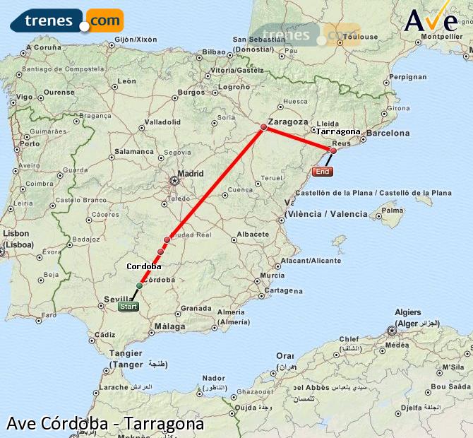 Highspeed Cordoba Tarragona