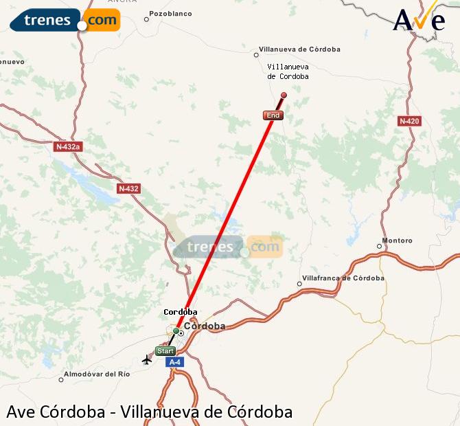 Alta Velocidad Cordoba Villanueva de Córdoba – Los Pedroches