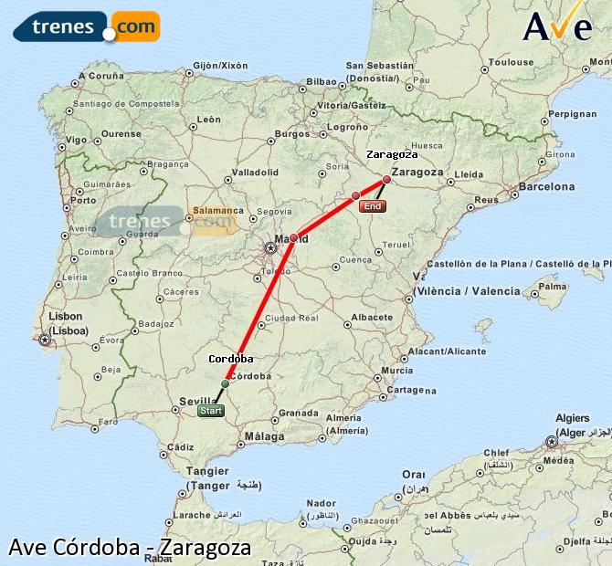 Alta Velocidad Cordoba Zaragoza Delicias