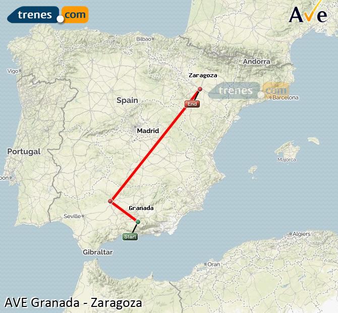 Alta Velocidade Granada Zaragoza