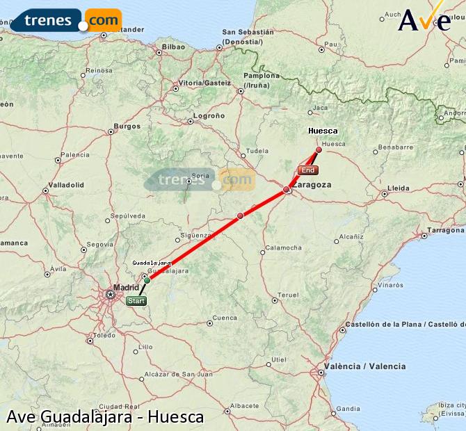 Highspeed Guadalajara - Yebes Huesca