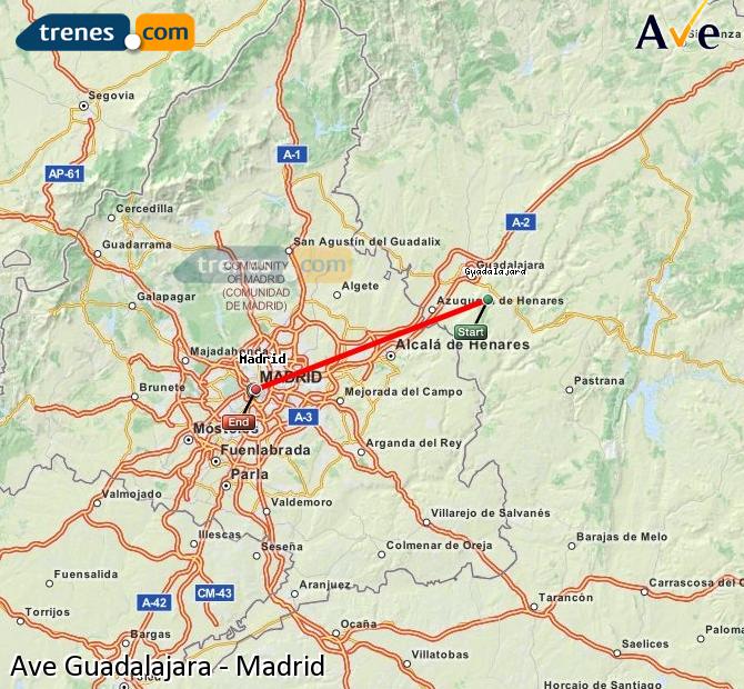 Highspeed Guadalajara - Yebes Madrid