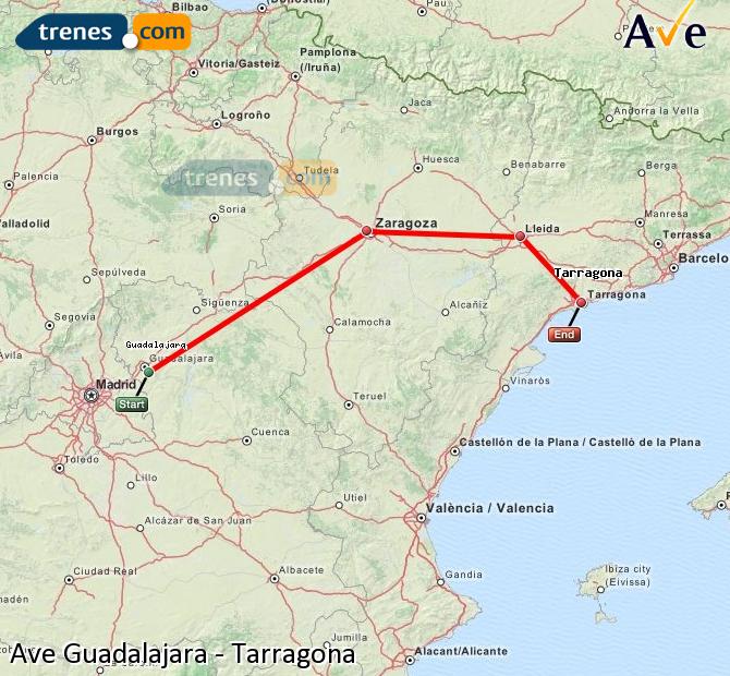 Highspeed Guadalajara - Yebes Tarragona