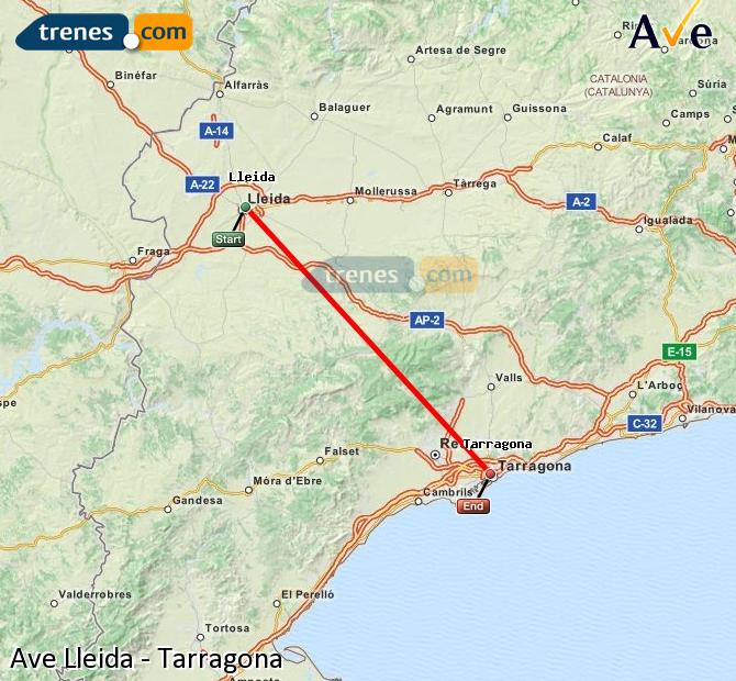 Alta Velocidade Lleida (Lérida) Tarragona