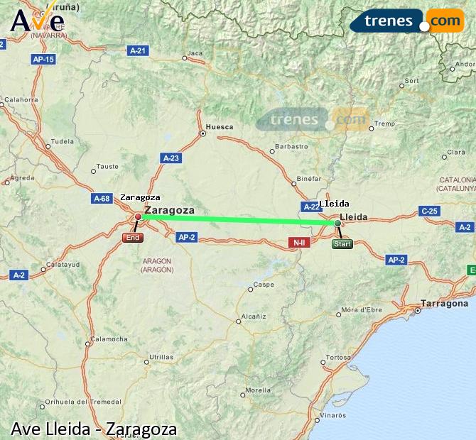 Alta Velocidad Lleida (Lérida) Zaragoza Delicias