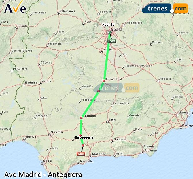 Alta Velocidade Madrid Antequera Santa Ana