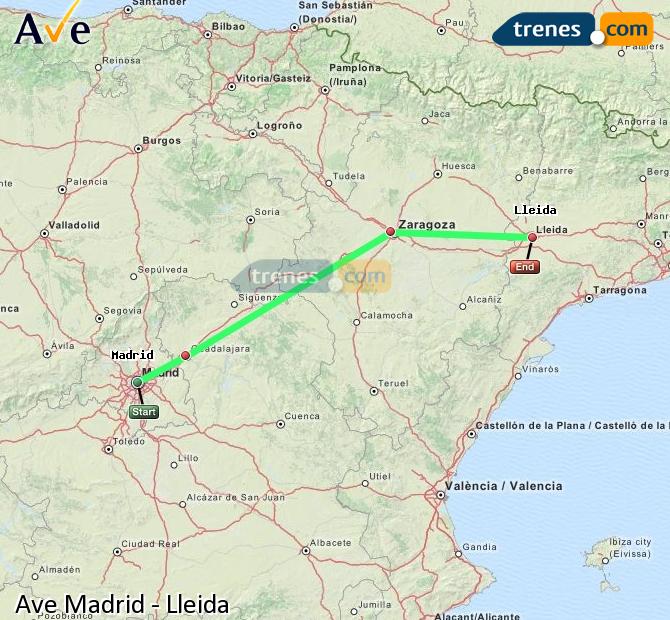 Grande Vitesse Madrid Lleida (Lérida)