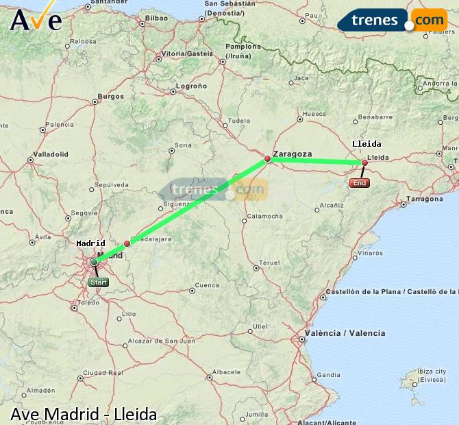 Alta Velocidade Madrid Lleida (Lérida)