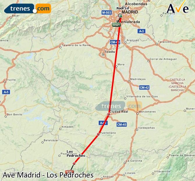 Alta Velocidade Madrid Atocha Villanueva de Córdoba – Los Pedroches