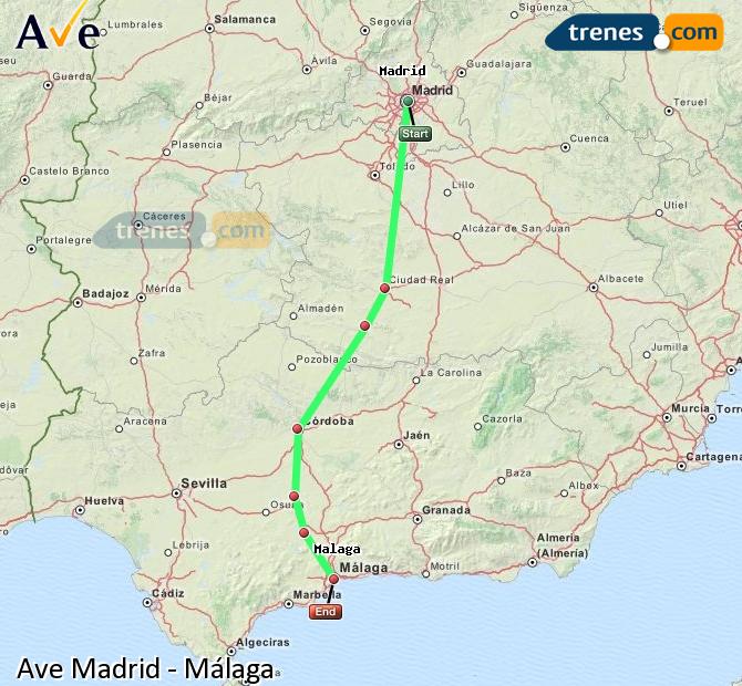 Alta Velocidade Madrid Málaga-María Zambrano