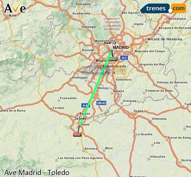 High Speed Madrid to Toledo