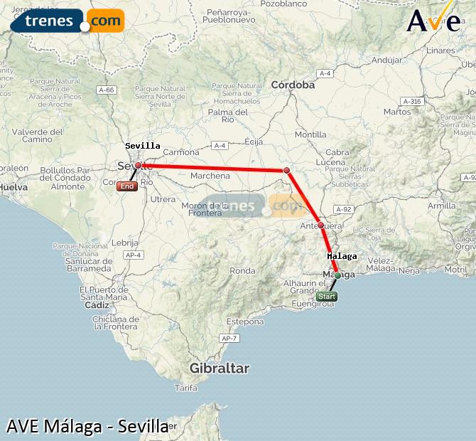 Alta Velocidade Málaga-María Zambrano Sevilla Santa Justa