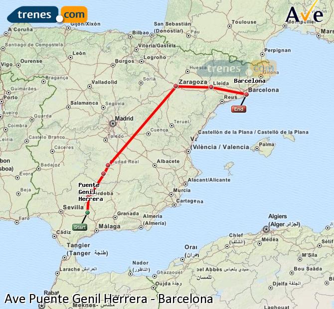 Alta Velocidad Puente Genil-Herrera Barcelona