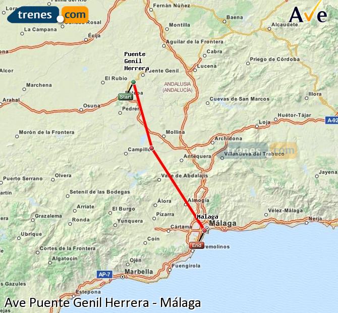 Alta Velocidade Puente Genil-Herrera Málaga-María Zambrano