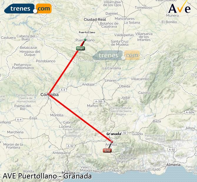Alta Velocidad Puertollano Granada