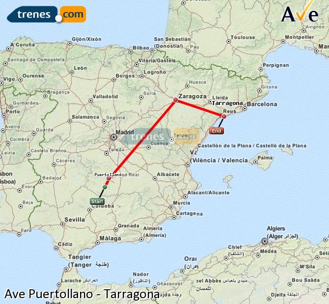 Alta Velocidad Puertollano Tarragona