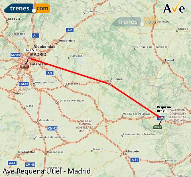 l'Alta Velocità Requena Utiel Madrid