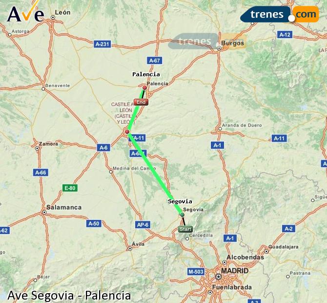 l'Alta Velocità Segovia Palencia