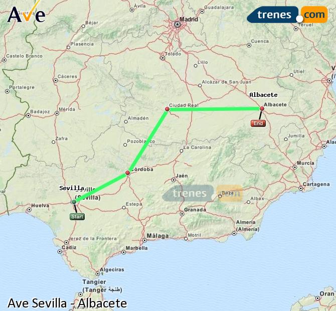 Alta Velocidad Sevilla Santa Justa Albacete-Los Llanos