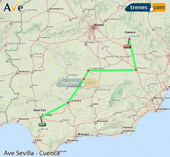 Alta Velocidade Sevilla Santa Justa Cuenca Fernando Zobel