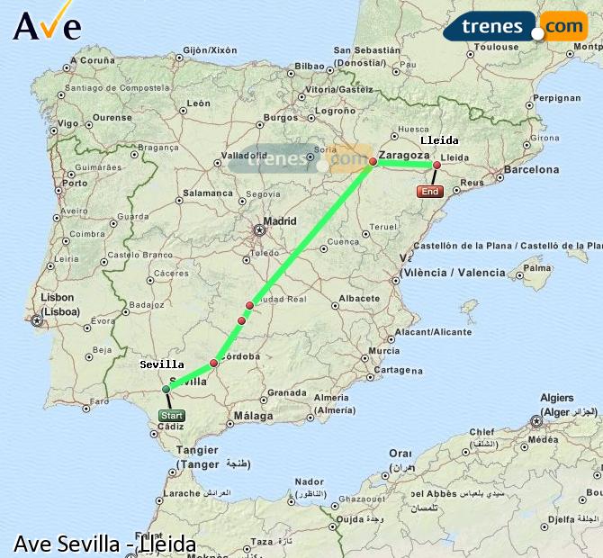 Grande Vitesse Sevilla Santa Justa Lleida (Lérida)