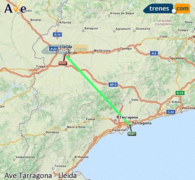 Alta Velocidad Tarragona Lleida (Lérida)