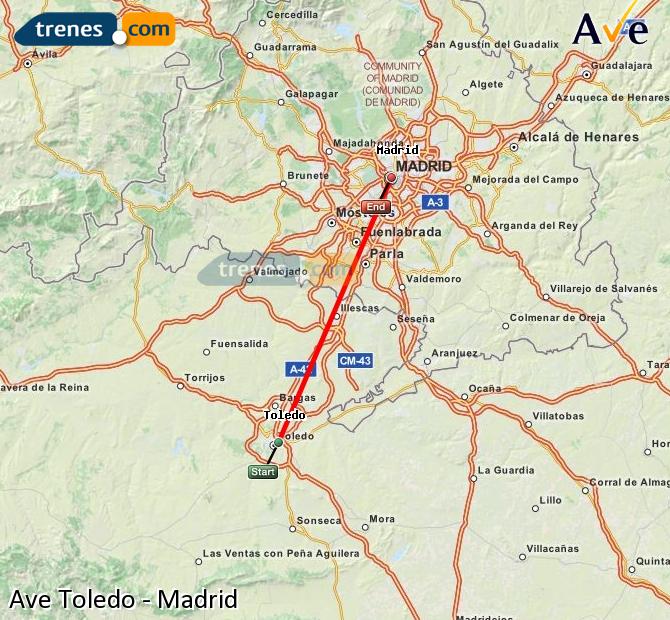 Highspeed Toledo Madrid