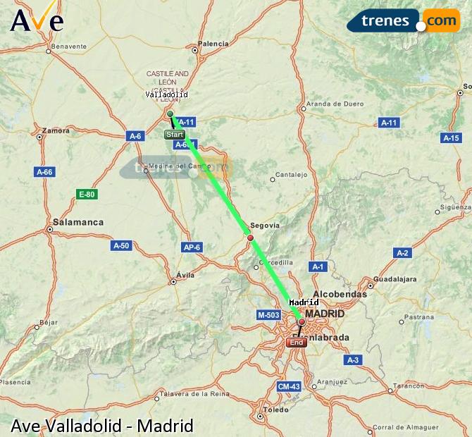 Alta Velocidad Valladolid Madrid