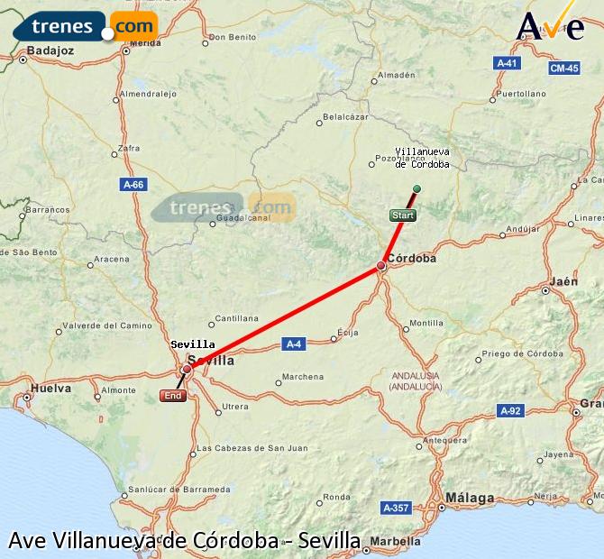 Alta Velocidad Villanueva de Córdoba – Los Pedroches Sevilla Santa Justa