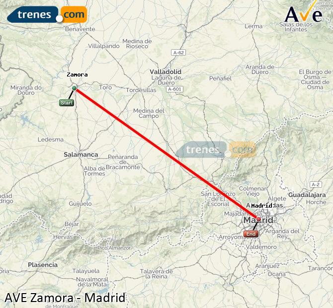 l'Alta Velocità Zamora Madrid