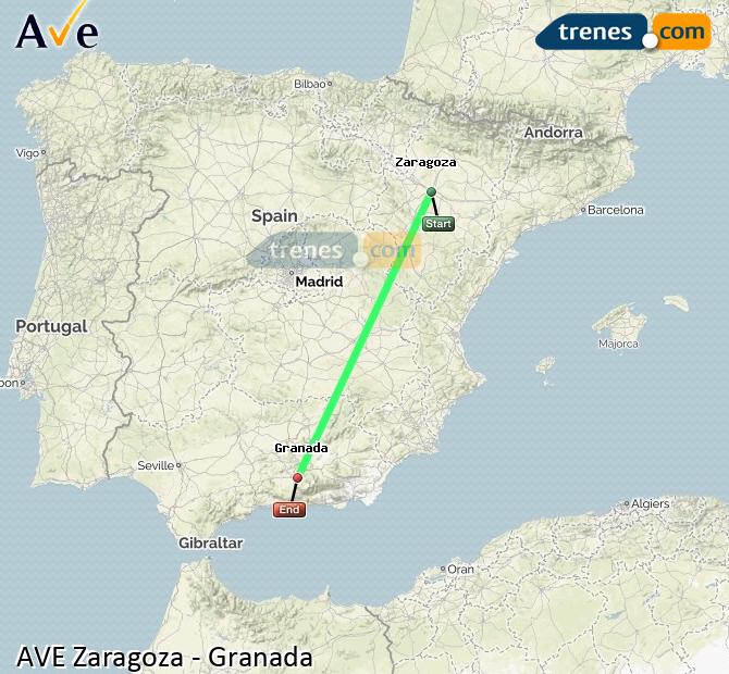 Alta Velocidade Zaragoza Granada