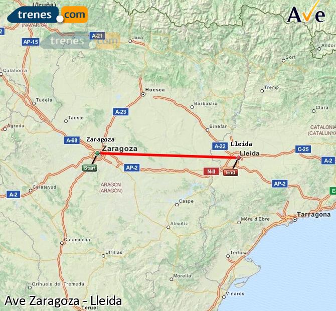 Alta Velocidad Zaragoza Delicias Lleida (Lérida)