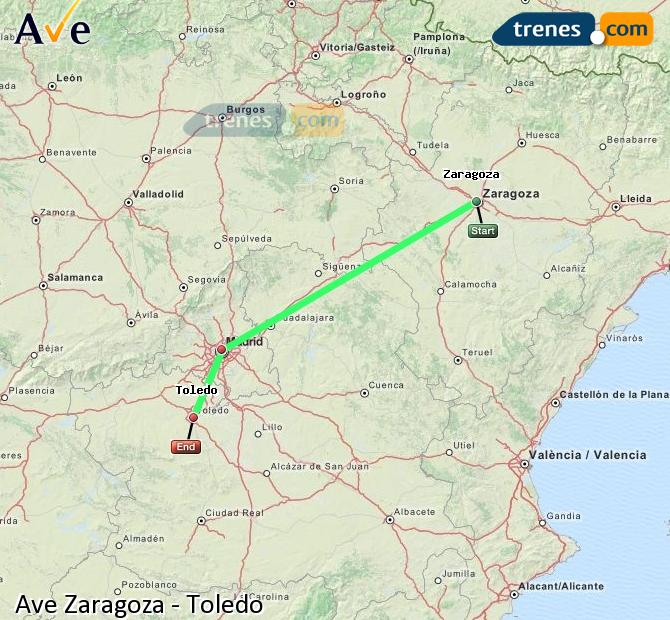 Alta Velocidade Zaragoza Delicias Toledo
