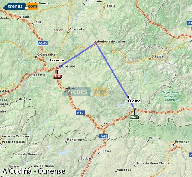 Tren A Gudiña Ourense (Orense)