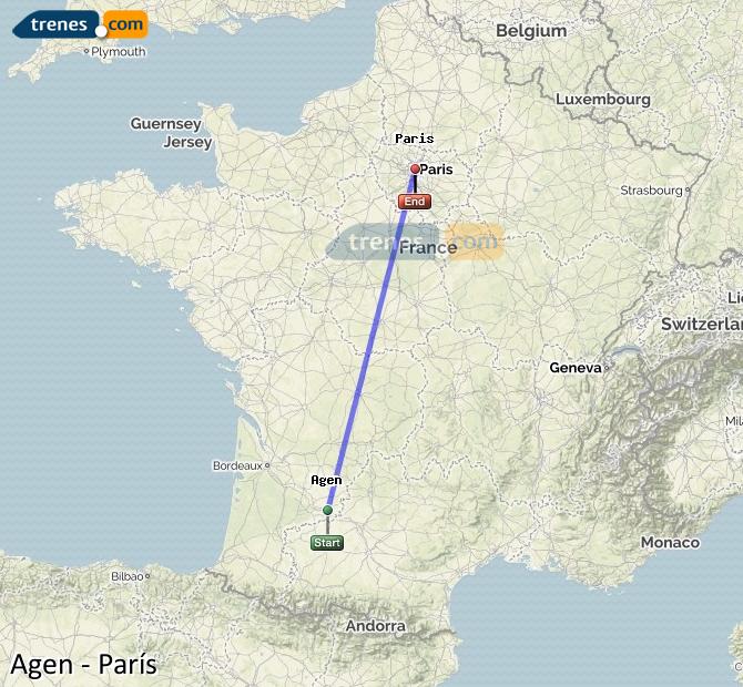 Train Agen Paris