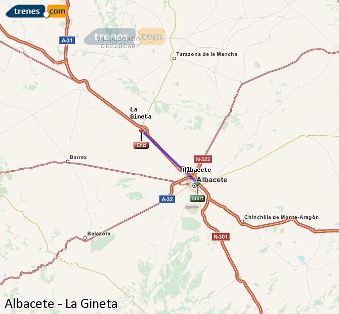 Tren Albacete-Los Llanos La Gineta