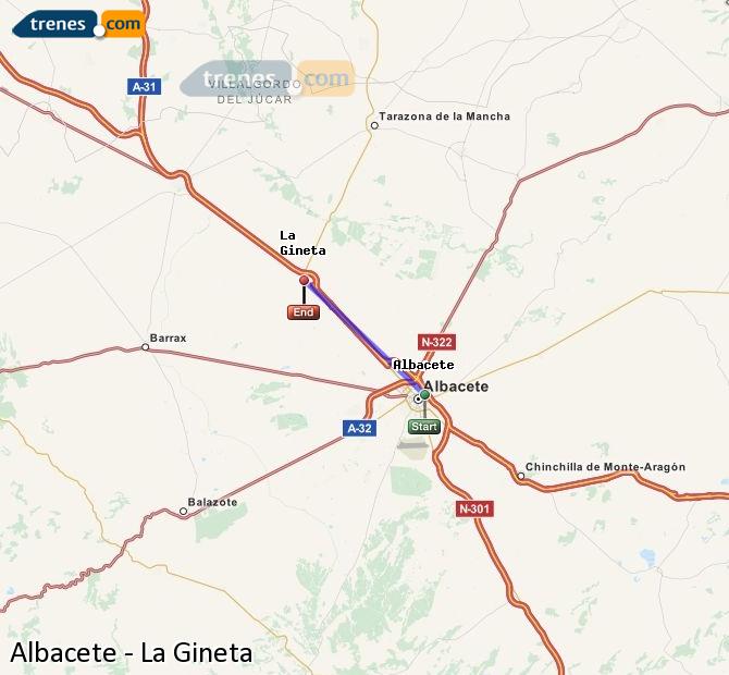 Tren Albacete-Los Llanos La Gineta