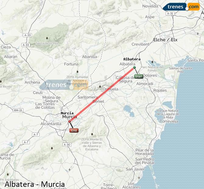 Tren Albatera-Catral Murcia