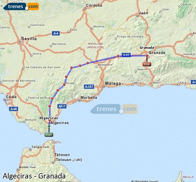 Train Algeciras to Granada