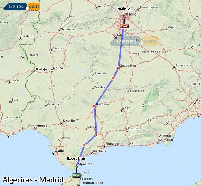 Train Algeciras to Madrid
