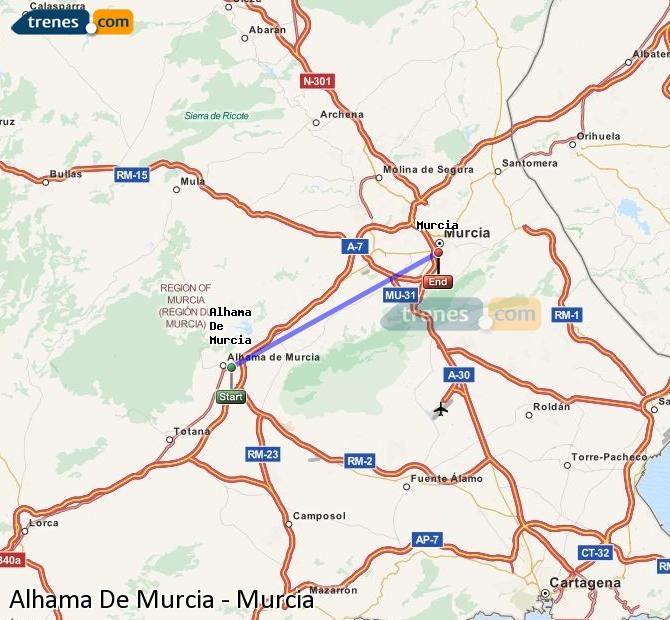 Tren Alhama de Murcia Murcia