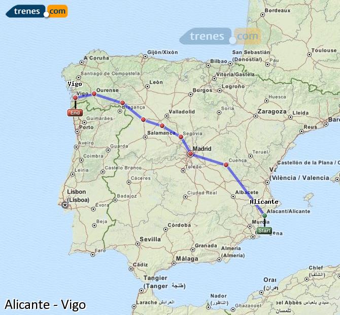 Tren Alicante / Alacant Vigo Guixar