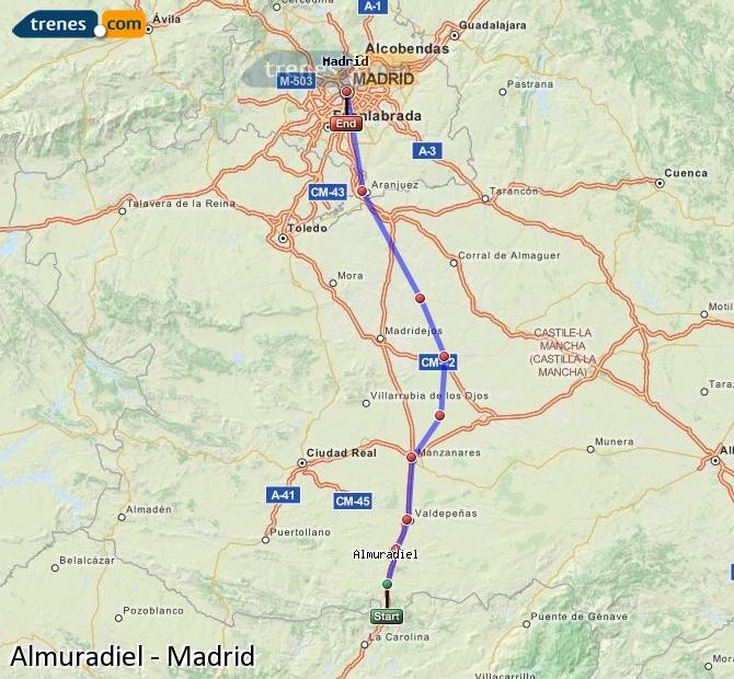 Tren Almuradiel-Viso del Marques Madrid