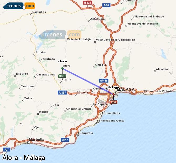 Tren Alora Málaga-María Zambrano